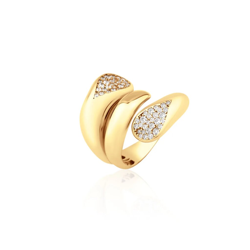 Electra 14 Ayar Altın Üçlü Yüzük