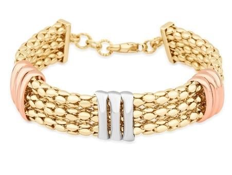 Altın İtalyan Tasarım Bileklik