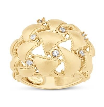 Altın İtalyan Tasarım Yüzük