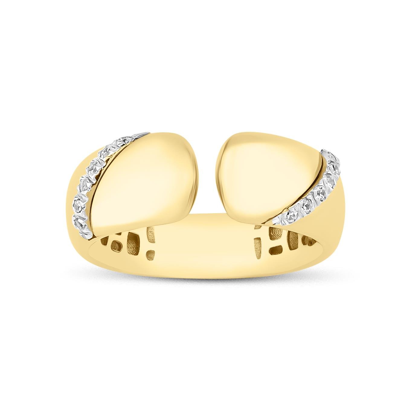 Altın İtalyan Tasarım Yüzük