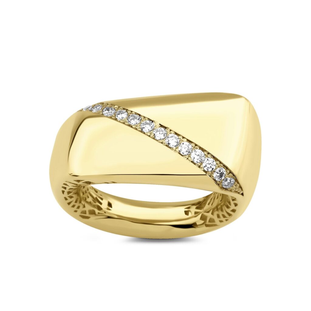 Taşlı Tasarım Yüzük