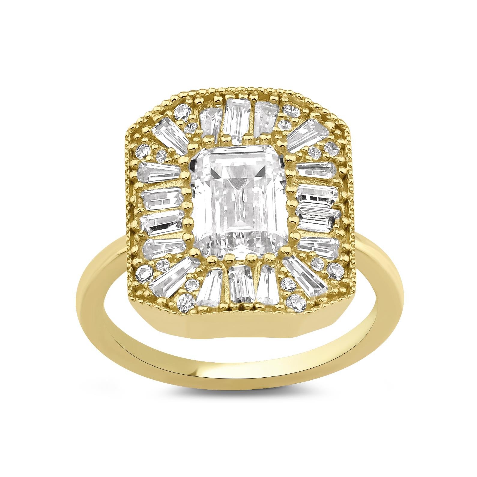 Taşlı Tasarım Yüzük