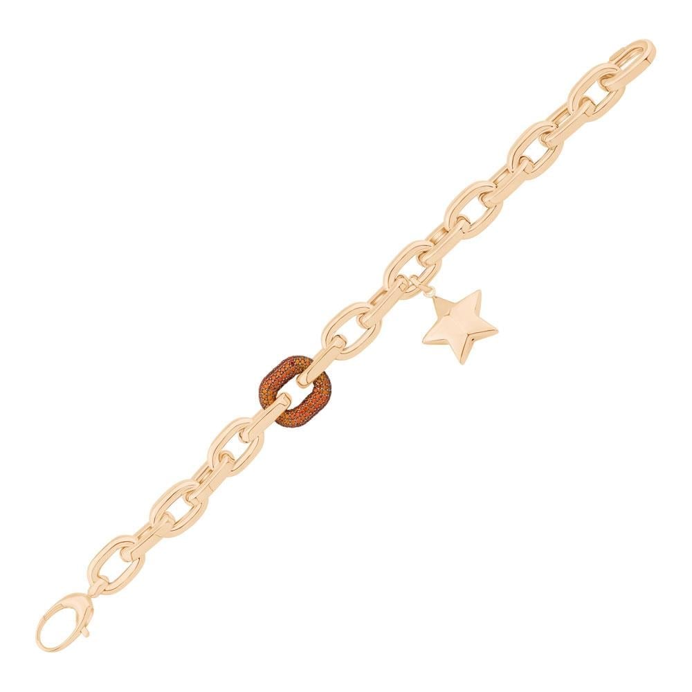 italyan-tasarim-yildiz-sallantili-alti-dc26-1 İtalyan Tasarım Yıldız Sallantılı Altın Bileklik