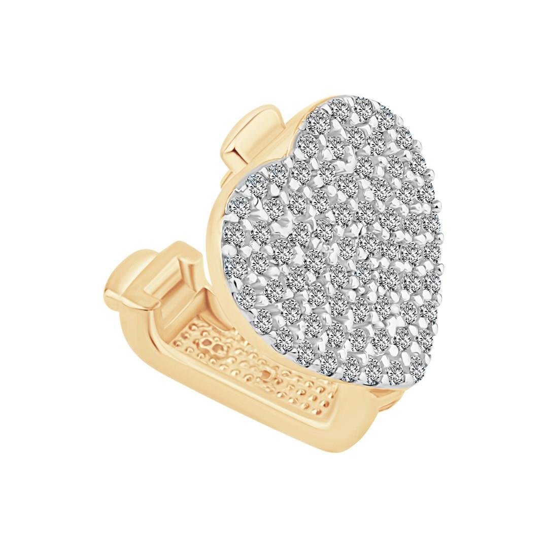 Taşlı Kalp 9mm Bileklik Charm