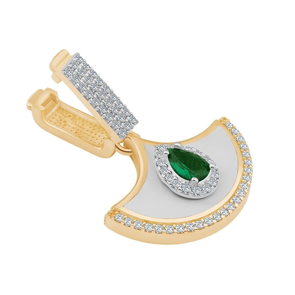 zumrut-tasli-sallantili-9mm-bileklik-c-6a6-86 Zümrüt Taşlı Sallantılı 9mm Bileklik Charm