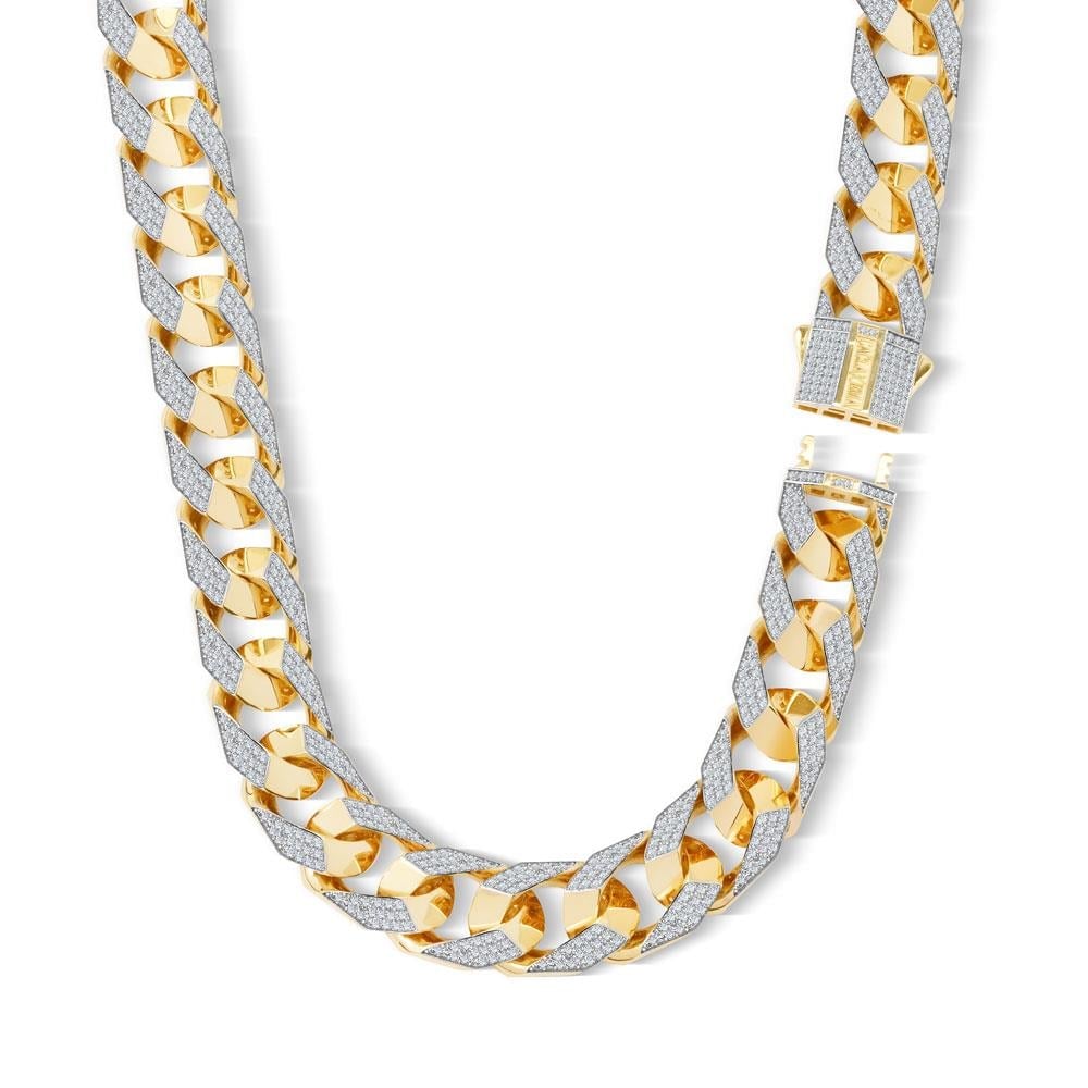 15mm Taşlı Piramit Gurmet Zincir