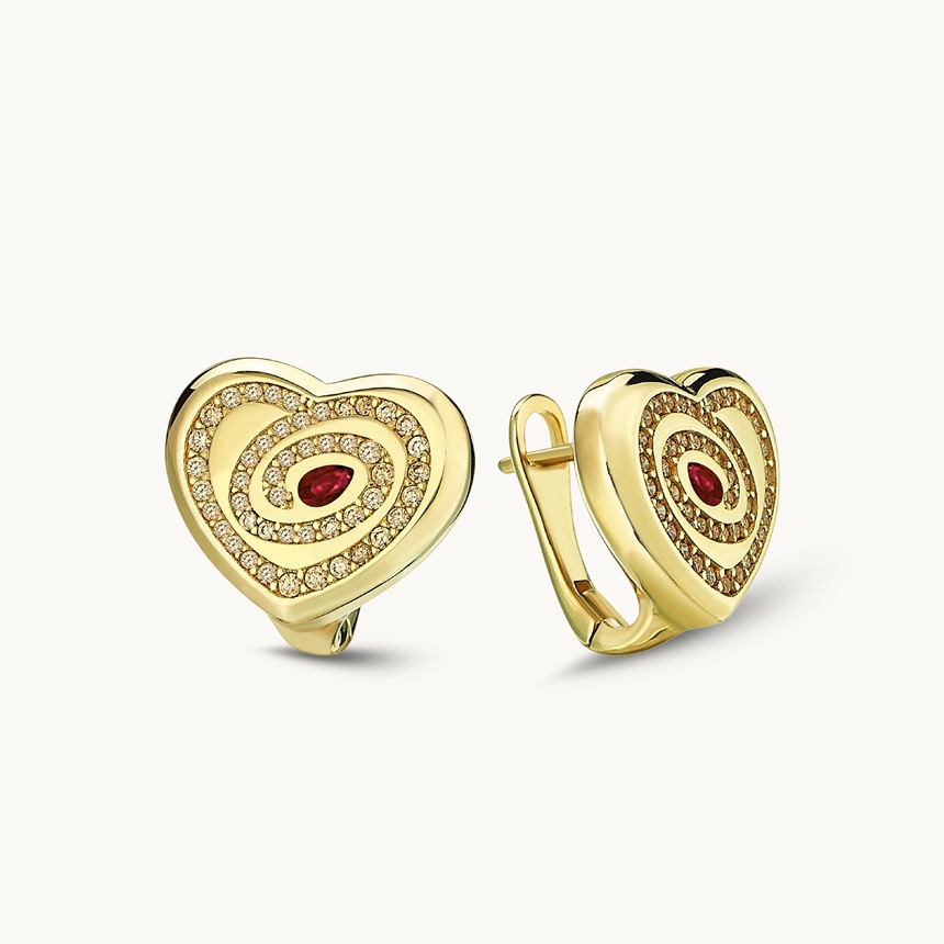Love & Heart Küpe