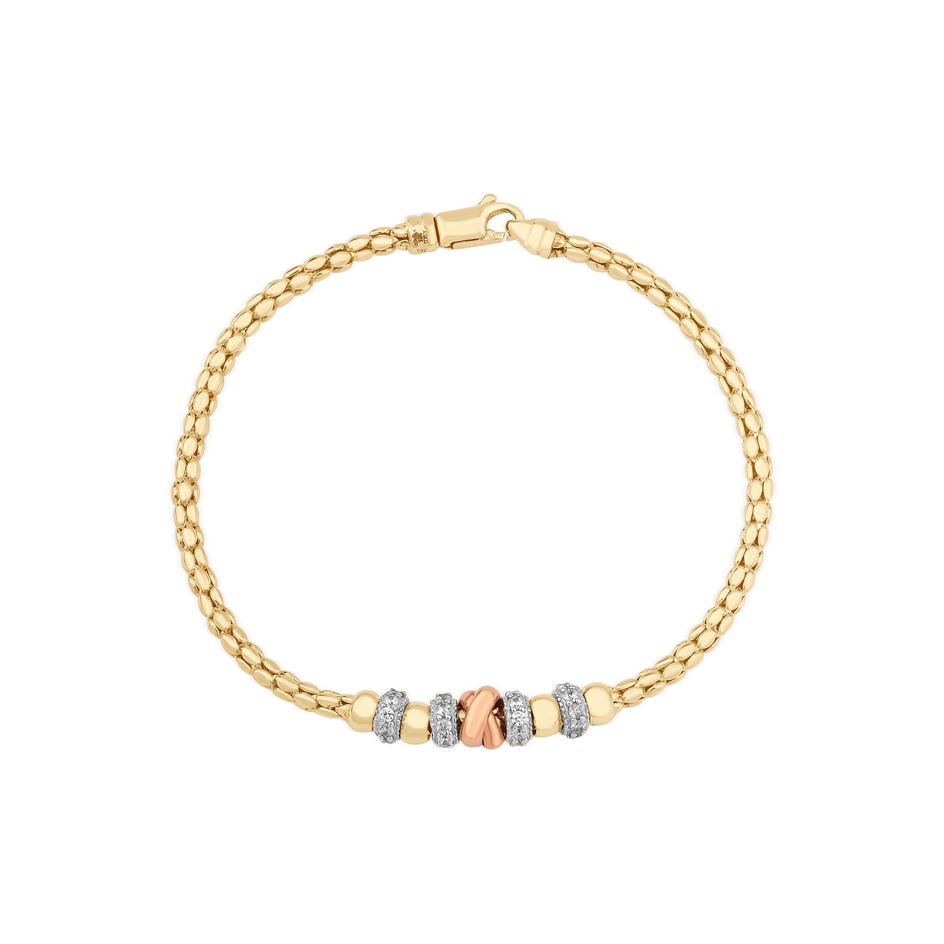 Altın İtalyan Tasarım Bileklik