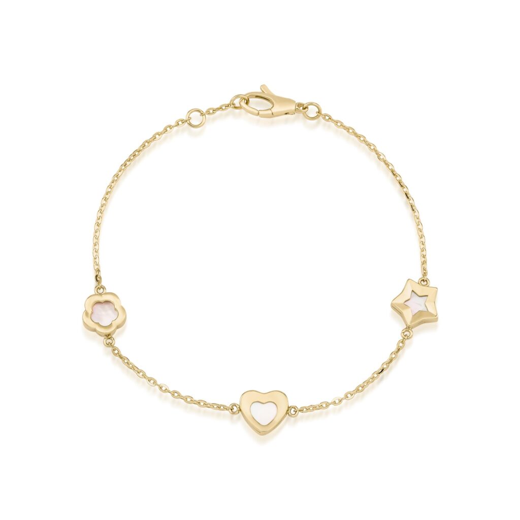 Altın Taşlı Tasarım Bileklik