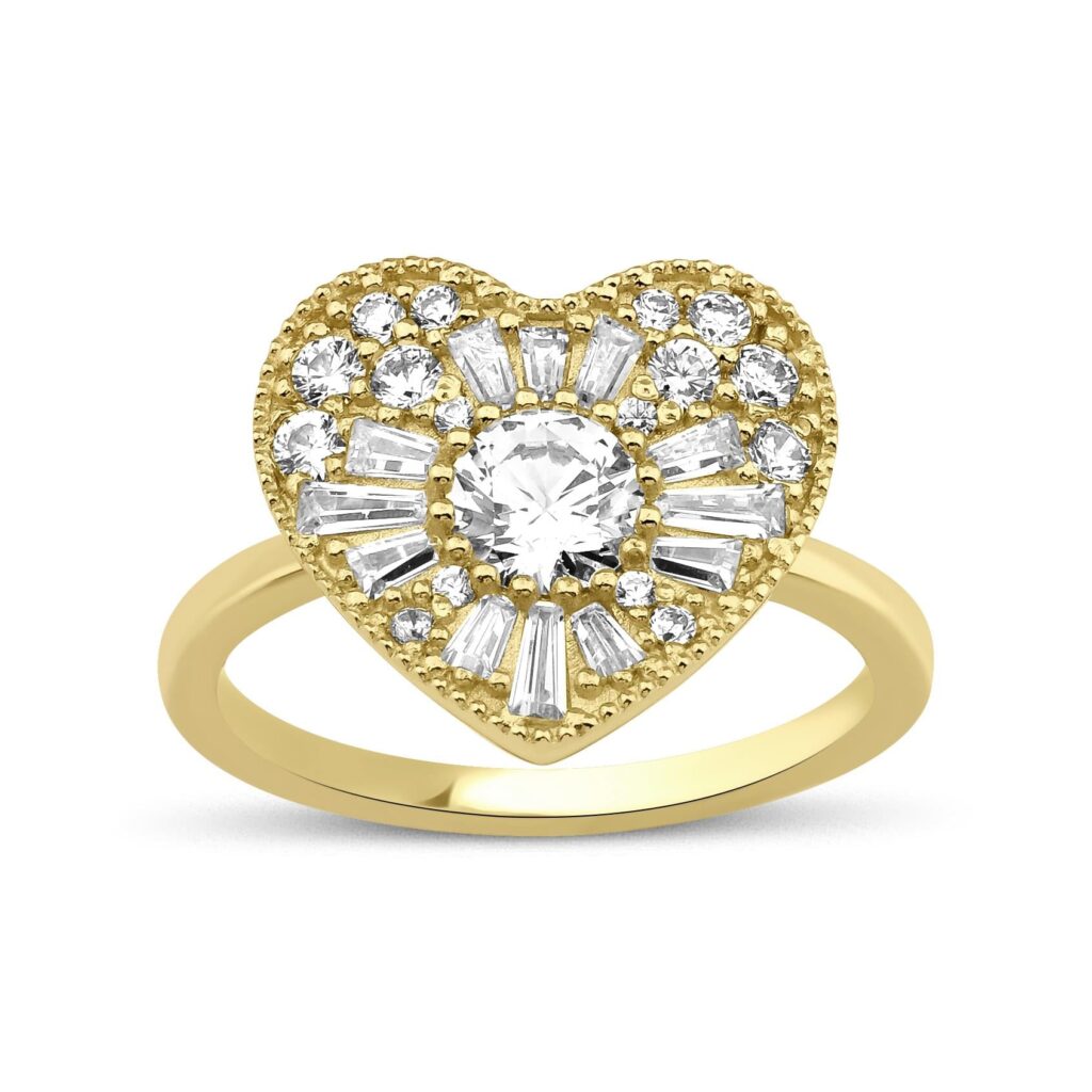 Gxö Koleksiyonu Taşlı Tasarım Yüzük