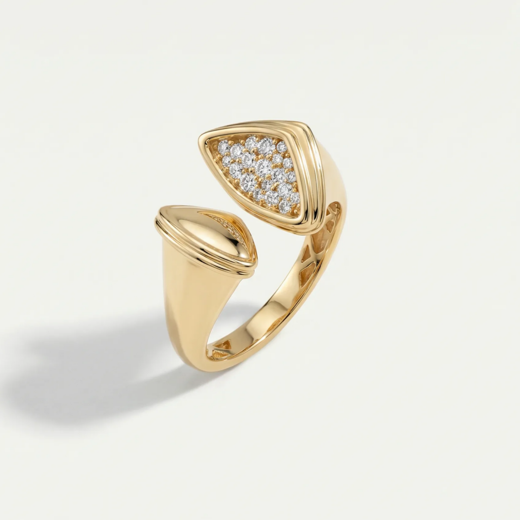 14 Ayar Altın Taşlı Yüzük