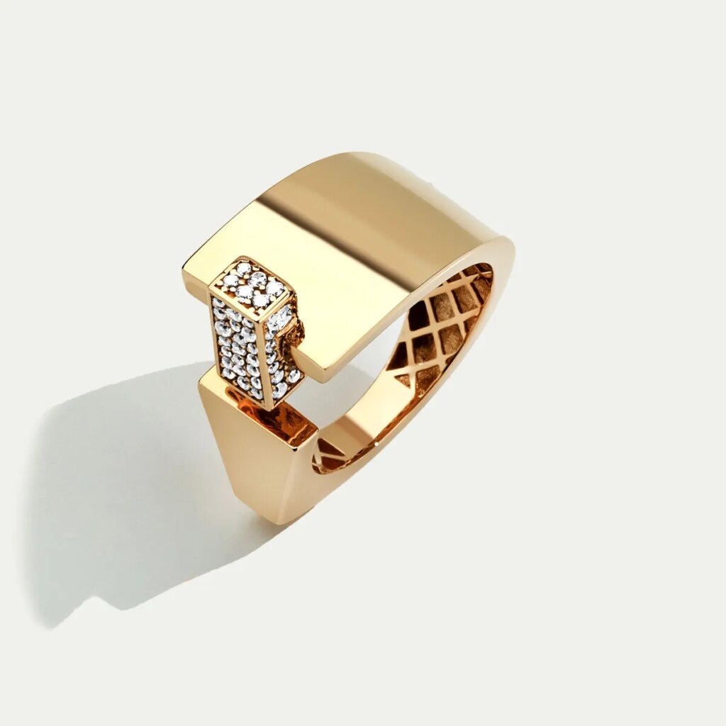 14 Ayar Altın Taşlı Yüzük