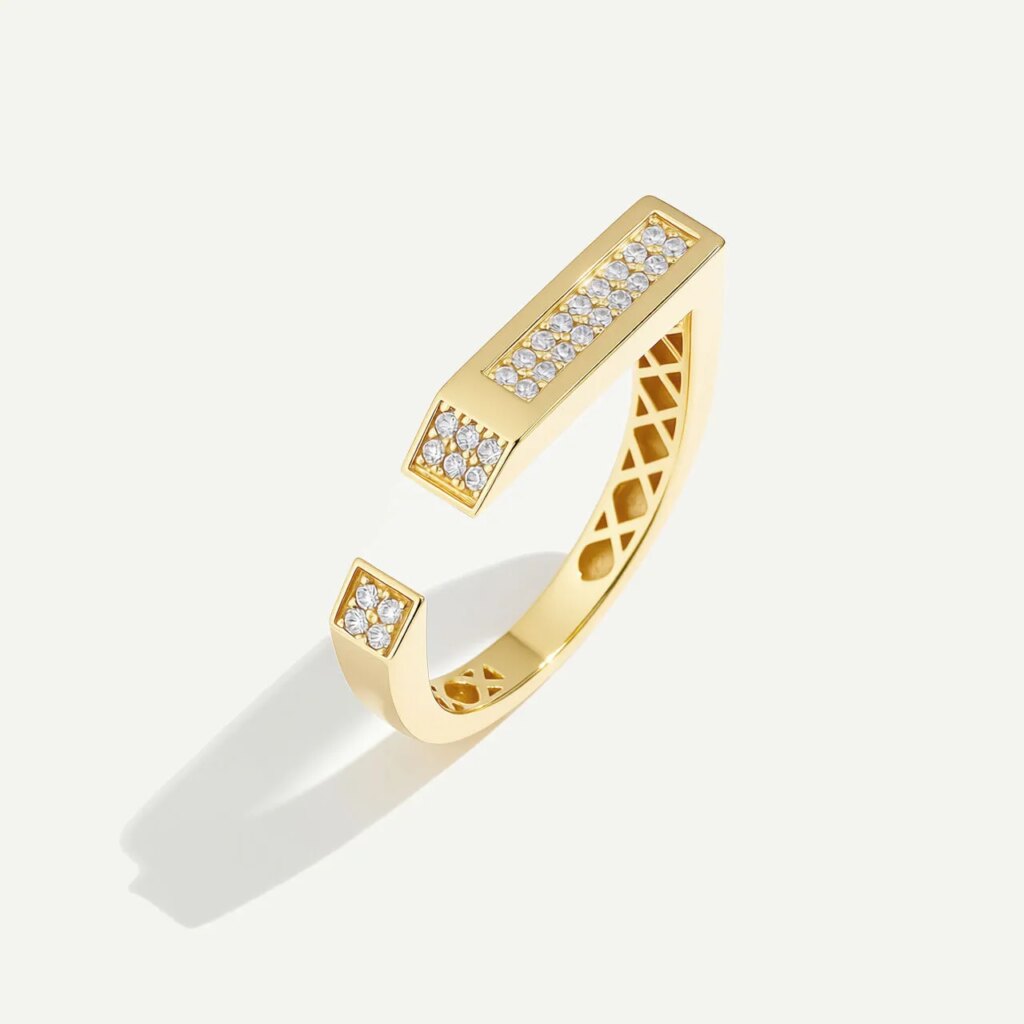 14 Ayar Altın Taşlı Yüzük