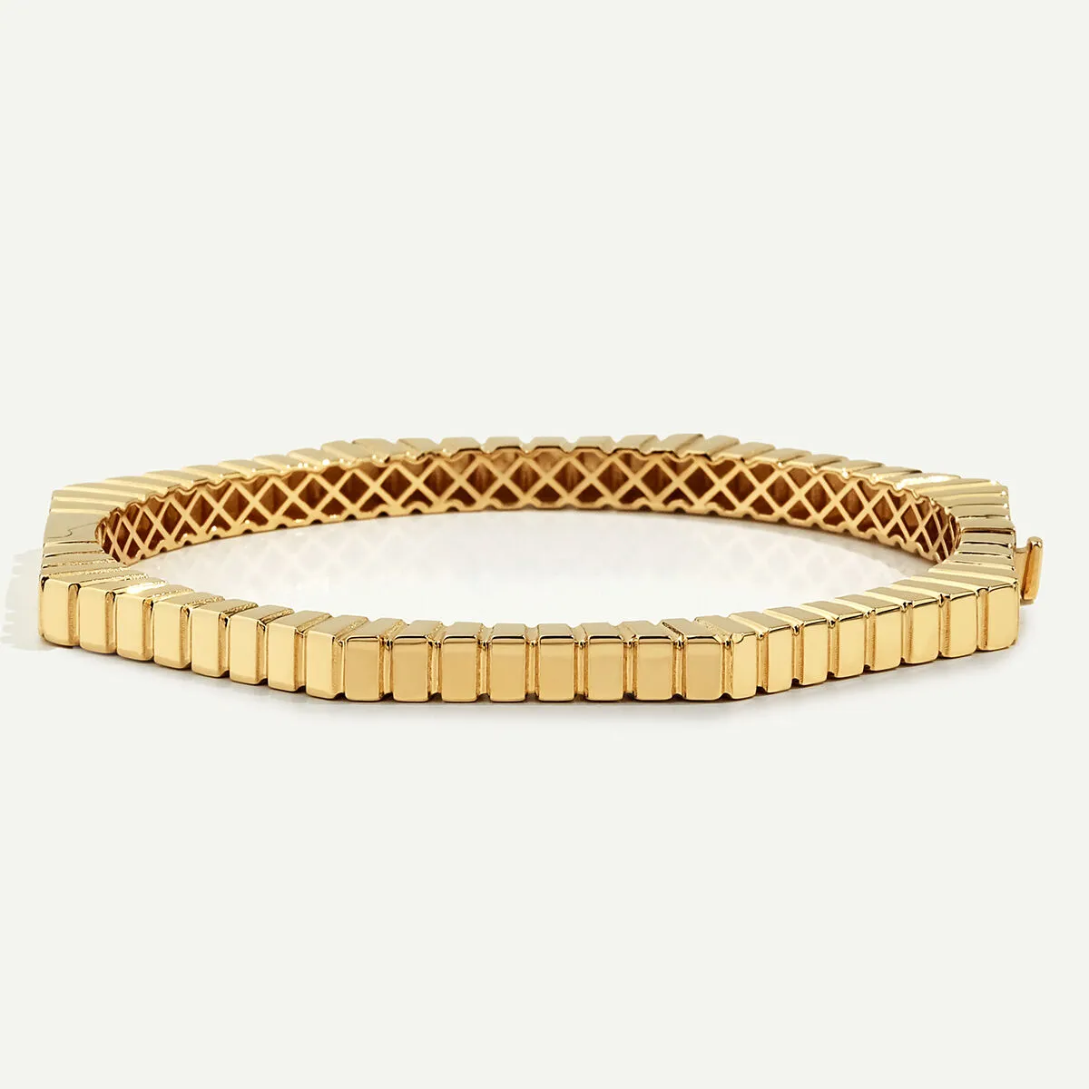 14 Ayar Altın Modern Kelepçe