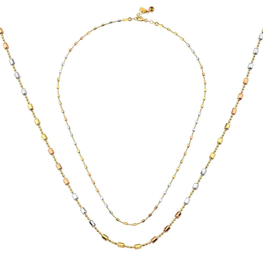 Silindir Altın Kolye